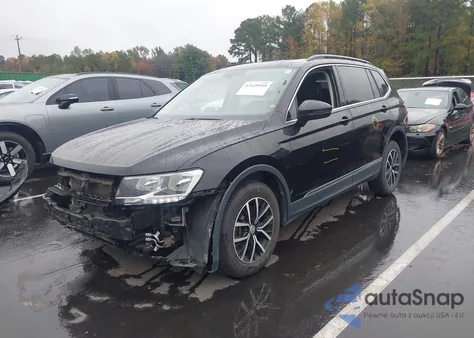 2021 Volkswagen Tiguan 2.0T Se/2.0T Se R-Line Black/2.0T Sel из США, поврежденный, VIN 3VV3B7AXXMM077720